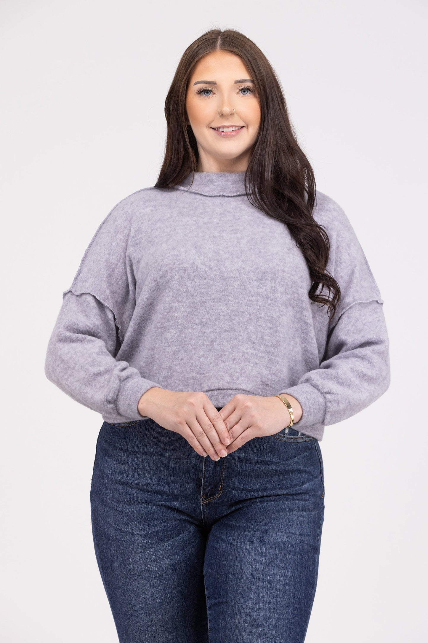 Break The Rules Women's Decorative Back Patch Sweater