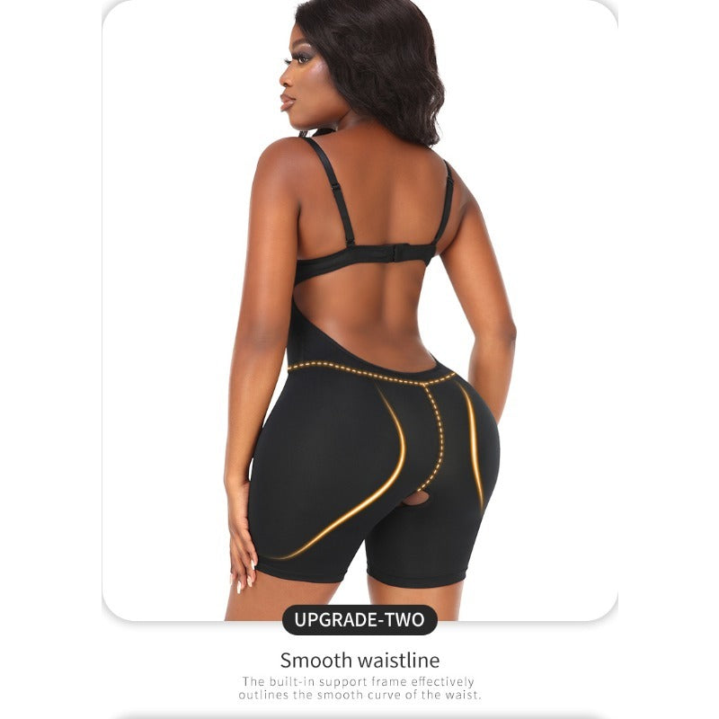 Butt lifter padded shapewear tummy control camisole