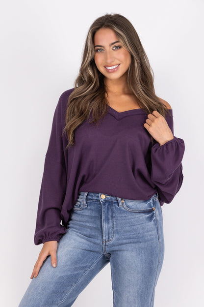 Along For The Ride Women's Oversized Long Sleeve Top