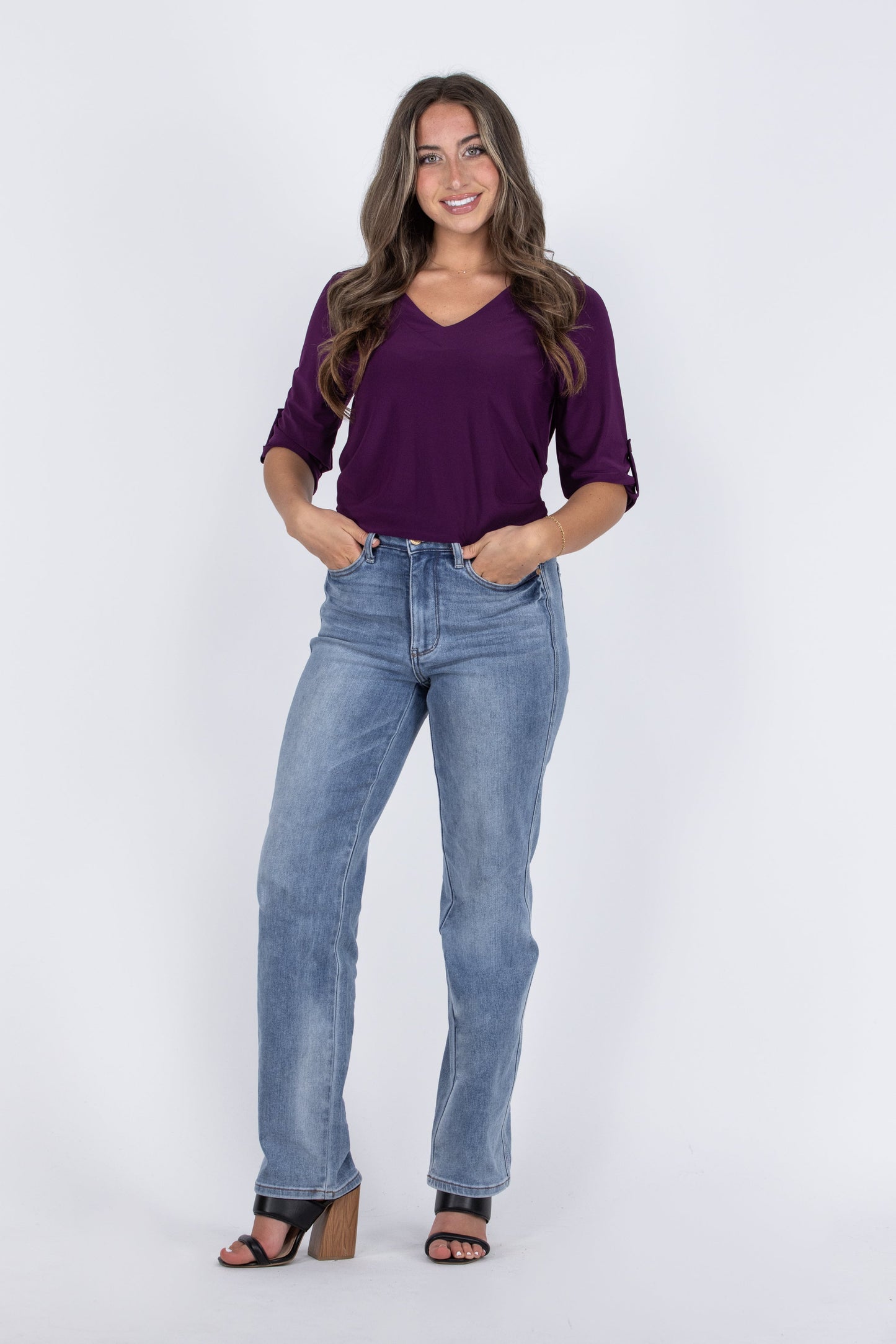 Easy Going Cutie Women's Flowy Long Sleeve  Top