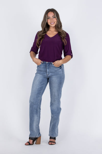 Easy Going Cutie Women's Flowy Long Sleeve  Top