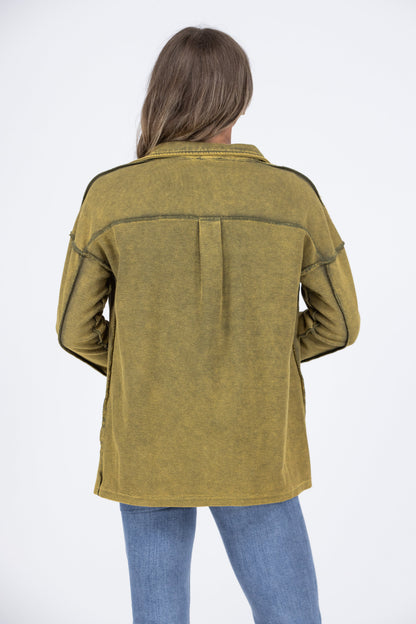Super Stunner Women's French Terry Shacket