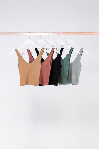 Women's Everyday Ribbed Cropped Bralette