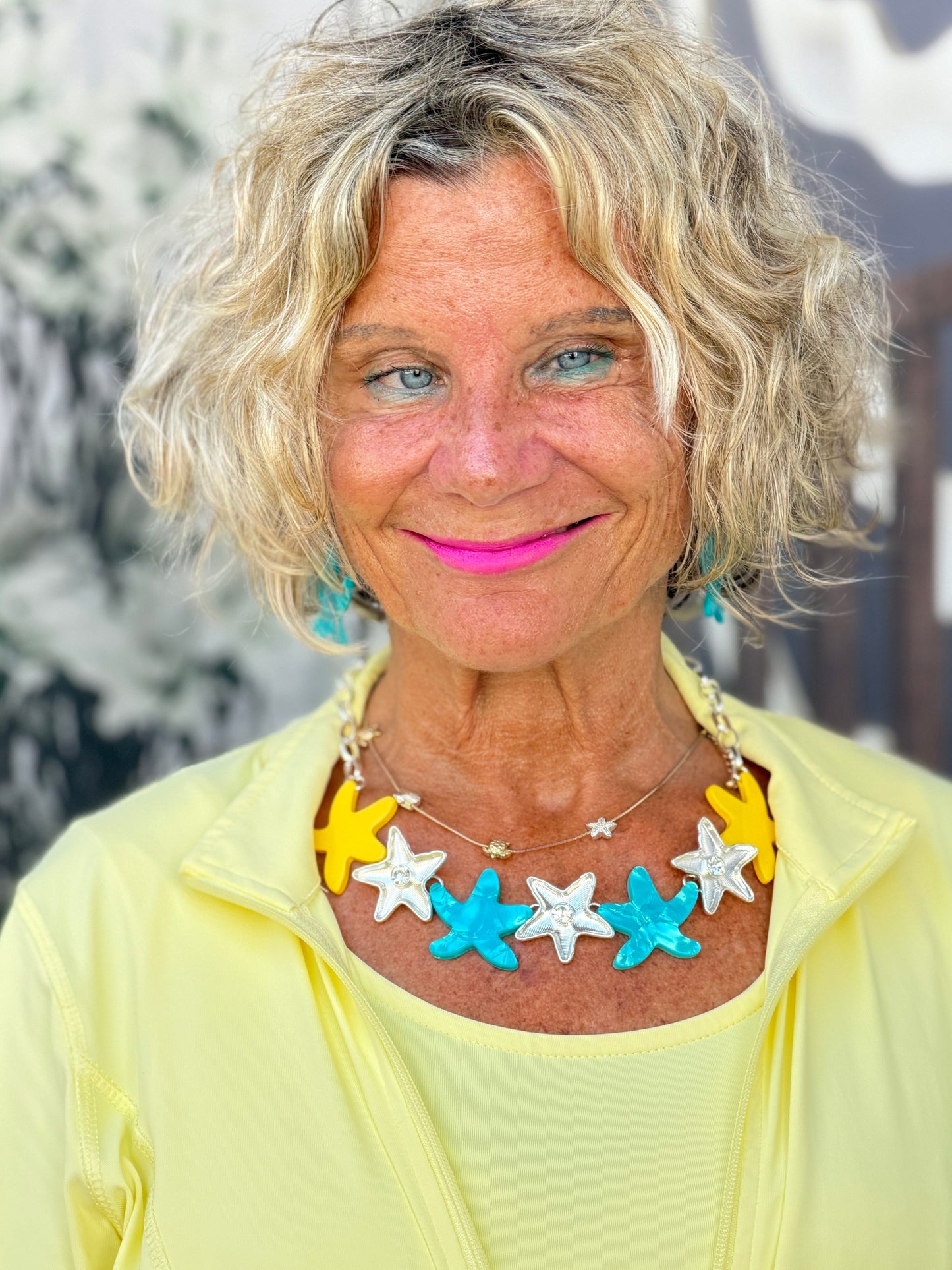 Sunshine Starfish Necklace Set