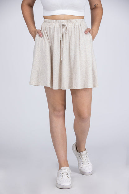 Brutally Honest Women's Adjustable Drawstring Lounge Skirt