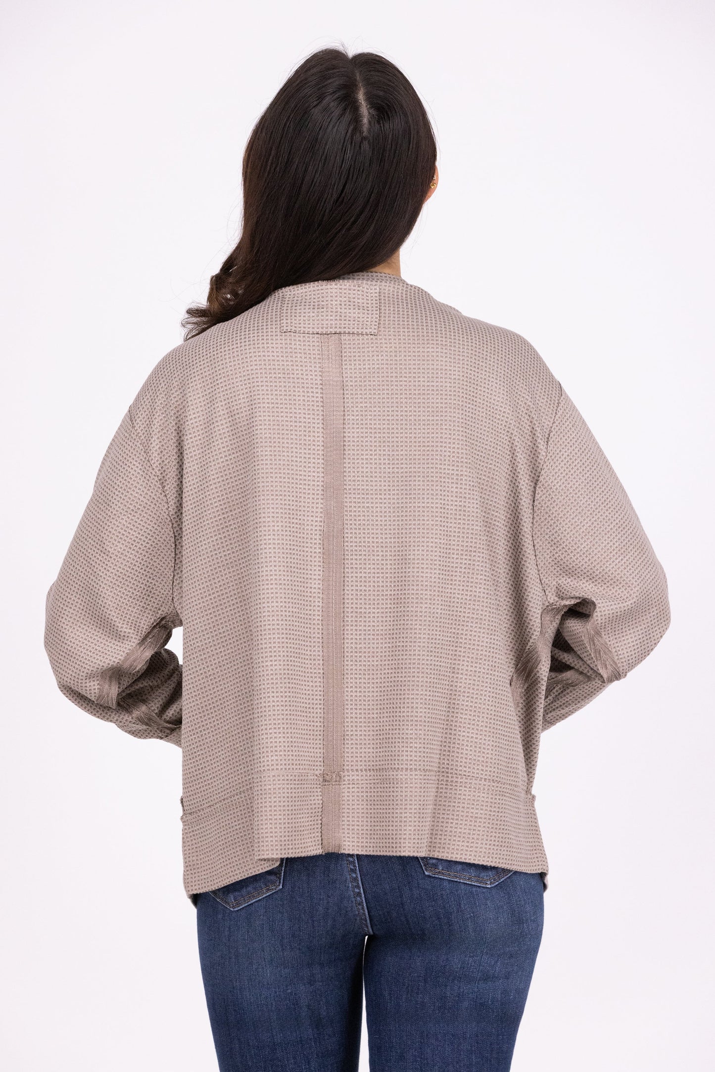 Wardrobe Winner Women's Soft Textured Long Sleeve Top