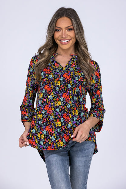 Lizzy Women's 3/4 Sleeve Top