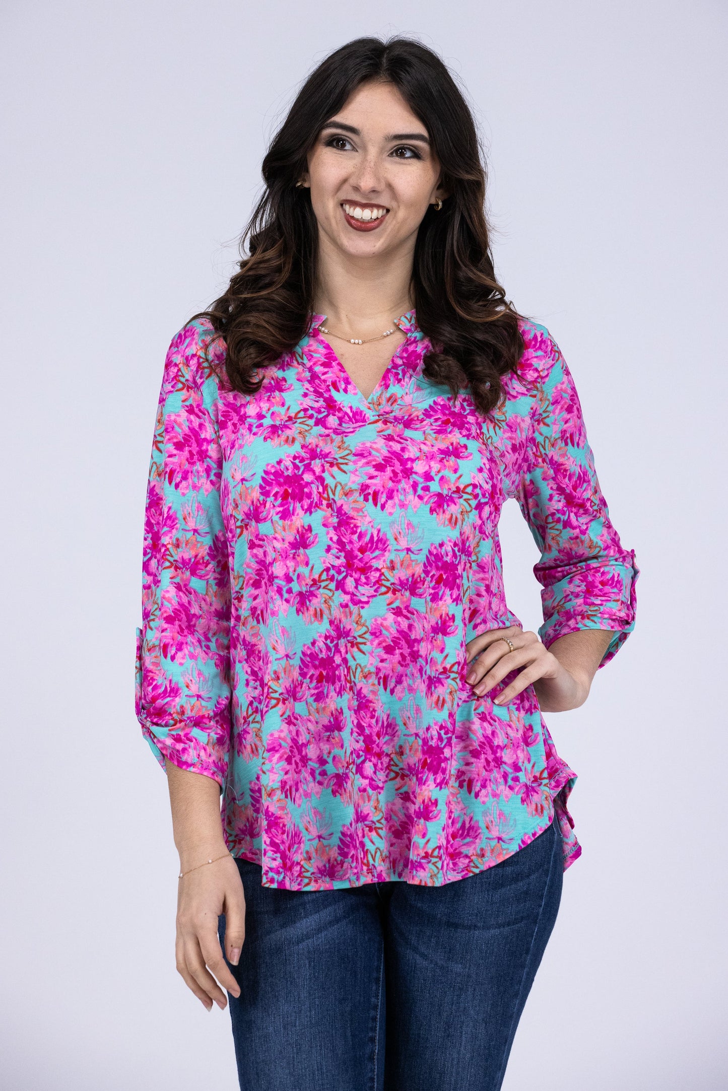 Lizzy Women's 3/4 Sleeve Top