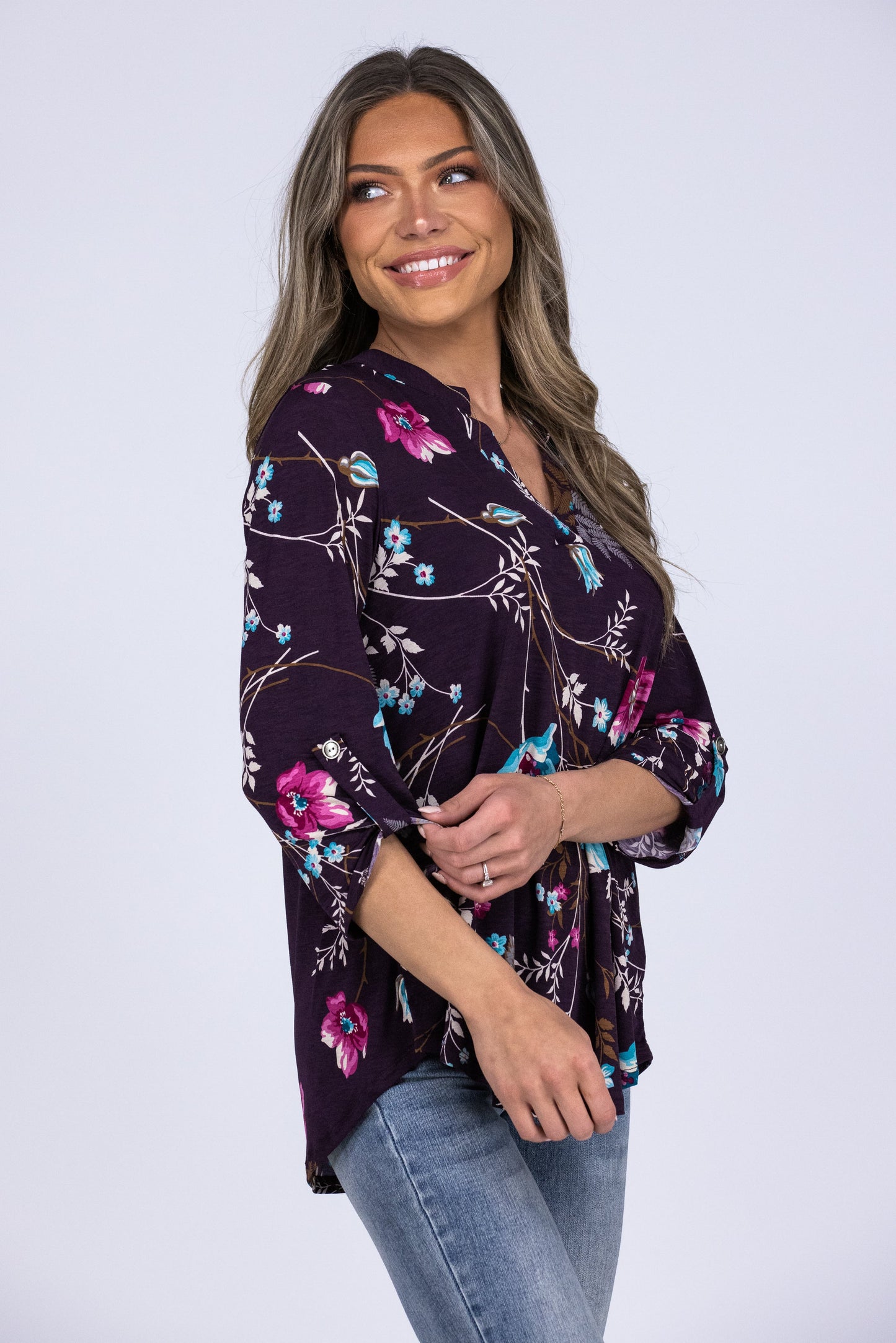 Lizzy Women's 3/4 Sleeve Top