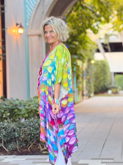 Painted Ovals Modal Kaftan