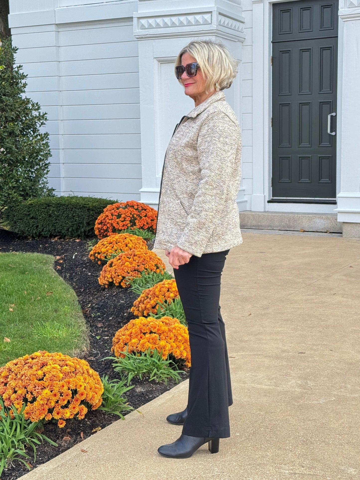 OATMEAL TWEED JACKET
