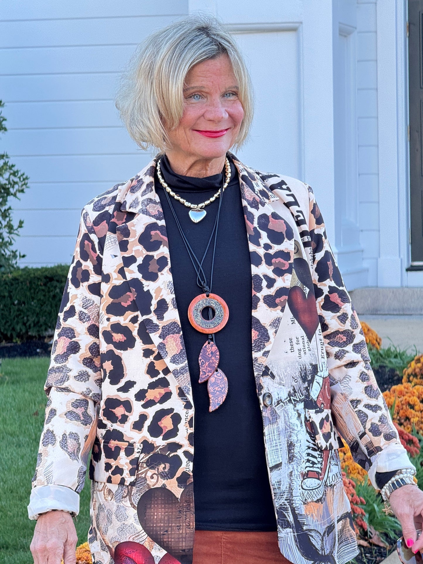 One Size Urban Wild – Leopard Print Blazer