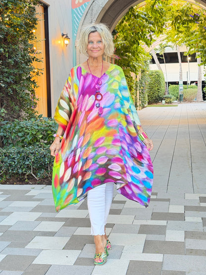 Painted Ovals Modal Kaftan