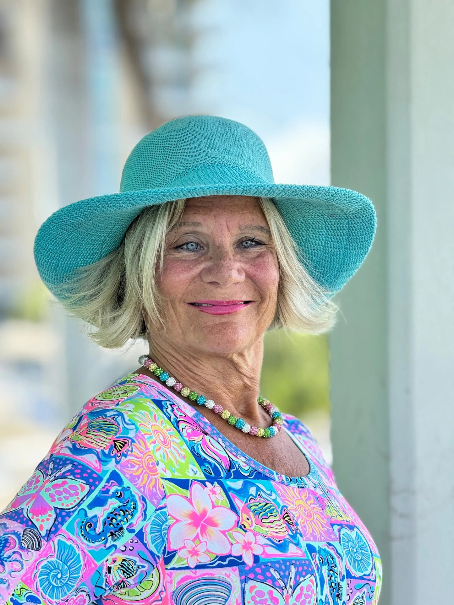 SANDY BEACH COLOR SLEEVE DRESS