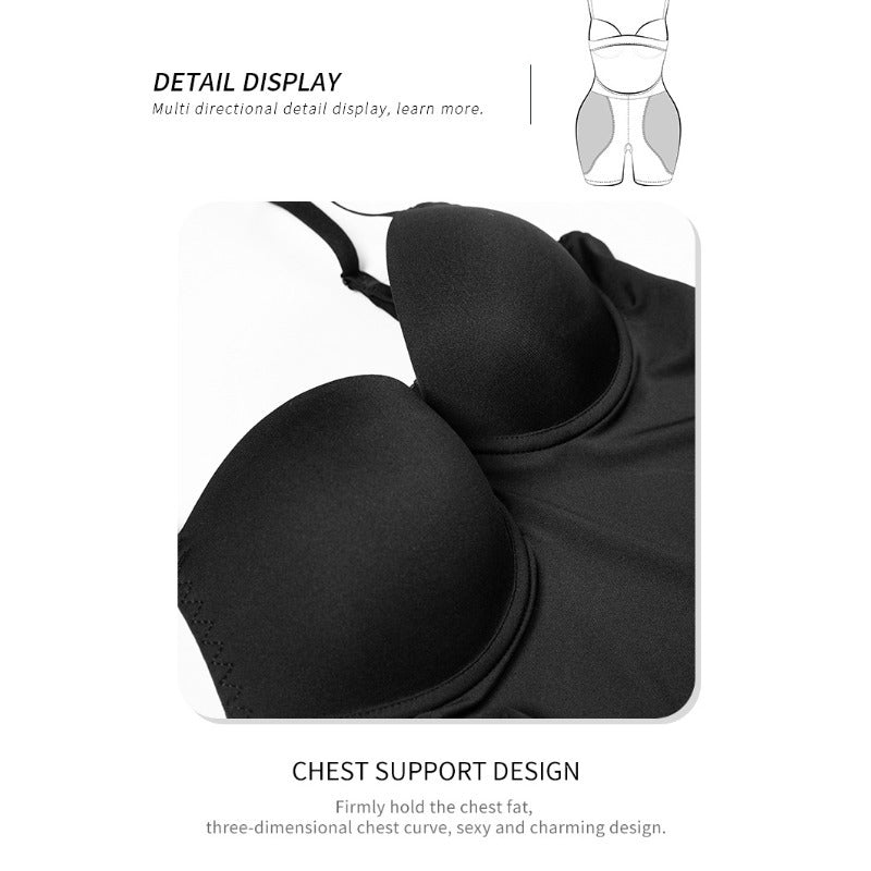 Butt lifter padded shapewear tummy control camisole