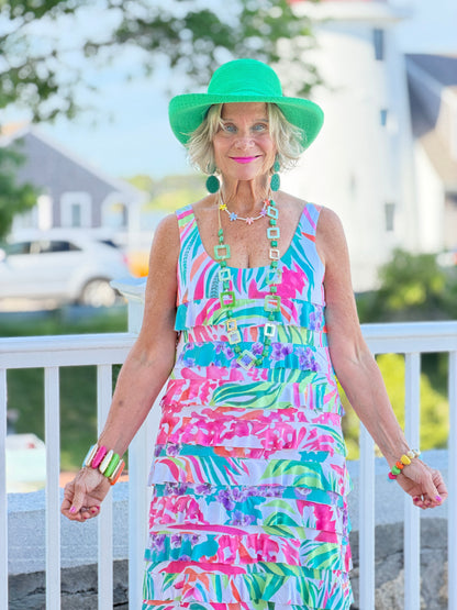 PINK PARADISE GARDEN CHA CHA DRESS