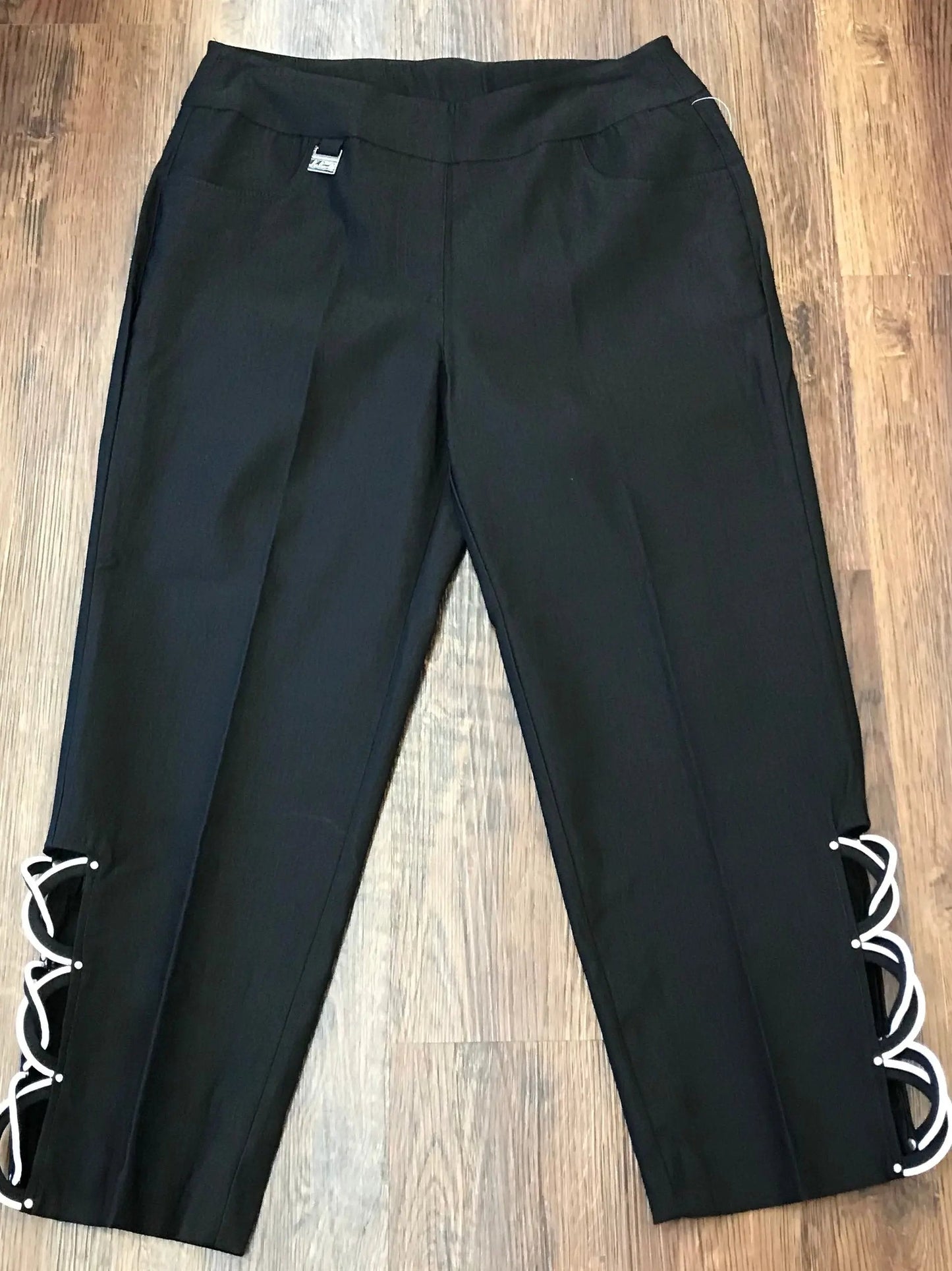 RHINESTONE CAPRI BLACK