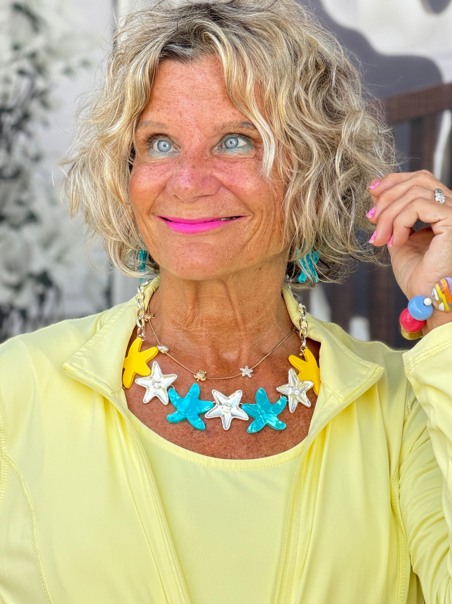 Sunshine Starfish Necklace Set