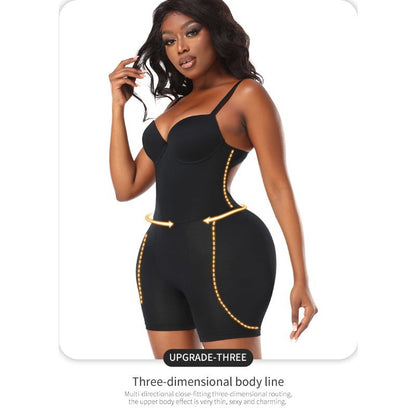 Butt lifter padded shapewear tummy control camisole