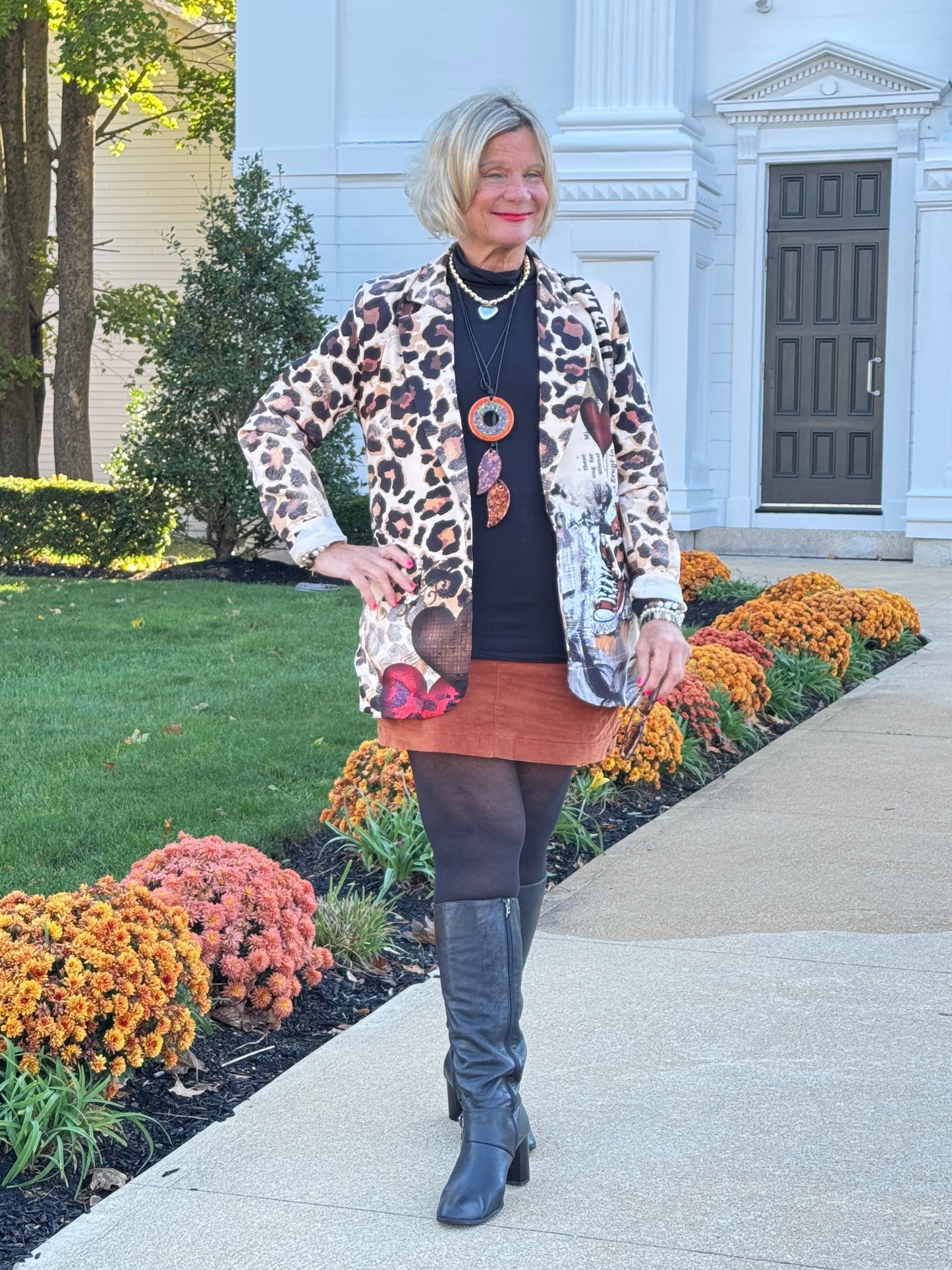 One Size Urban Wild – Leopard Print Blazer
