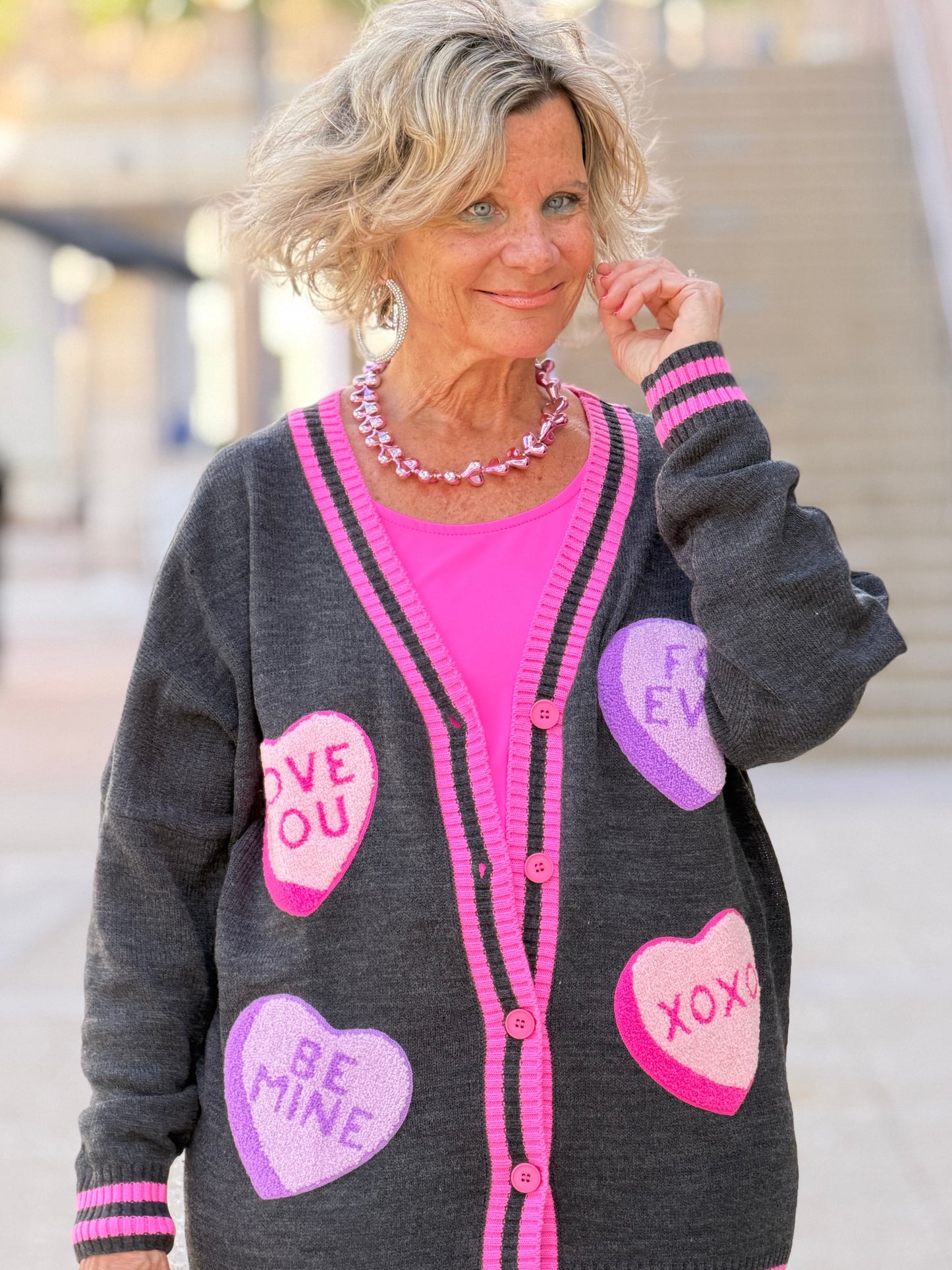 PINK YOU HAVE MY HEART NECKLACE