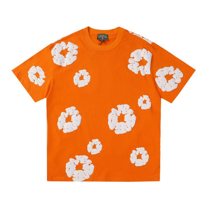 Denim Tears Outfit:T Shirt/Shorts (Separate Purchase Options) Loose Short Sleeve T-shirt Casual Shorts Suit