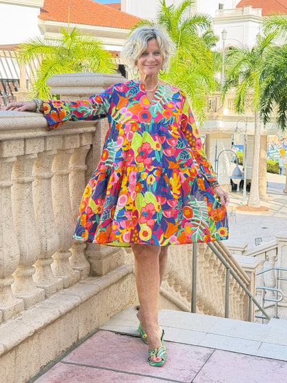 Poppies Ruffle Dress