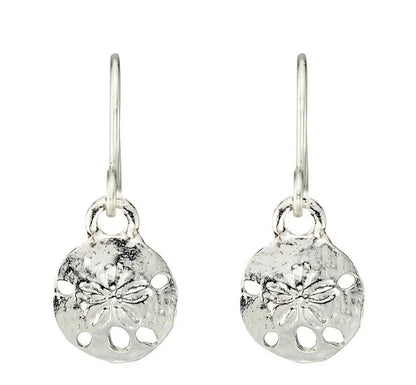 Sandollar dangle earrings