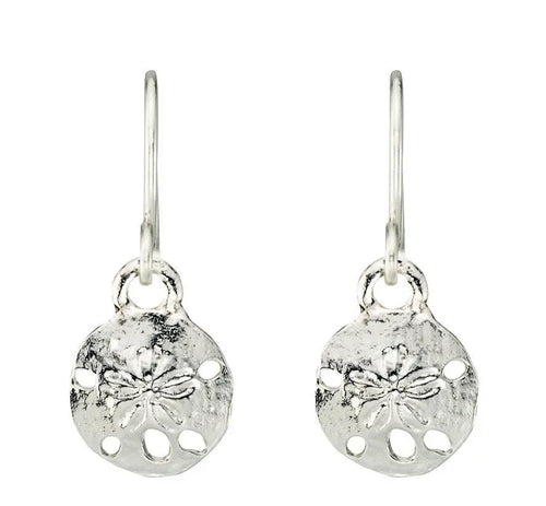 Sandollar dangle earrings