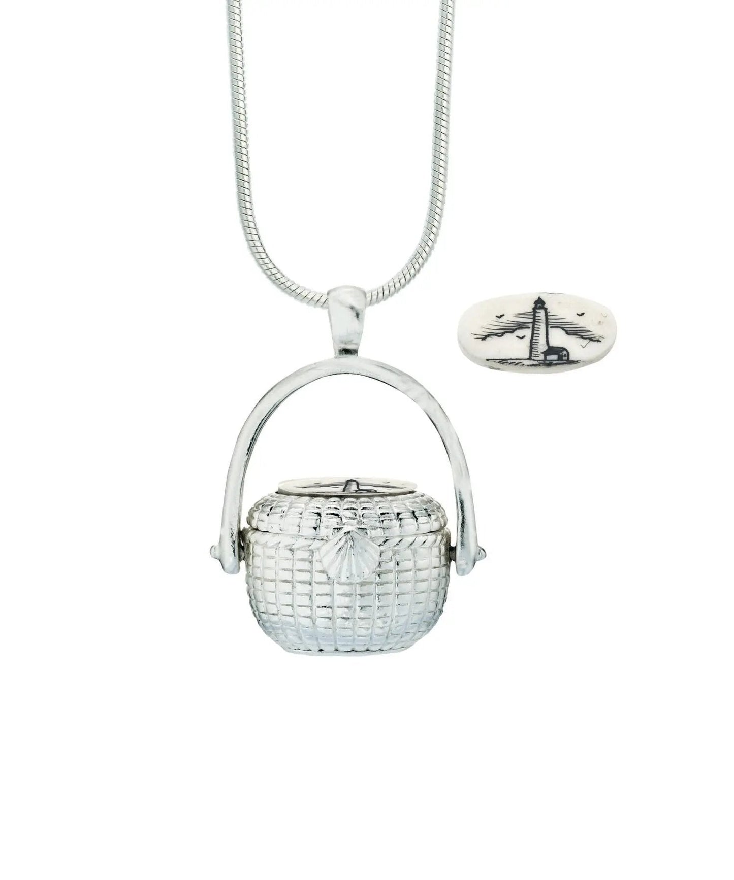 Nantucket Basket Necklace  24"