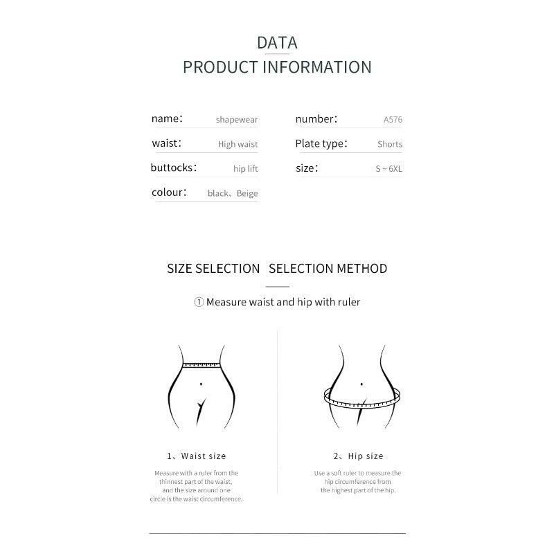 Butt lifter panty high waist tummy control