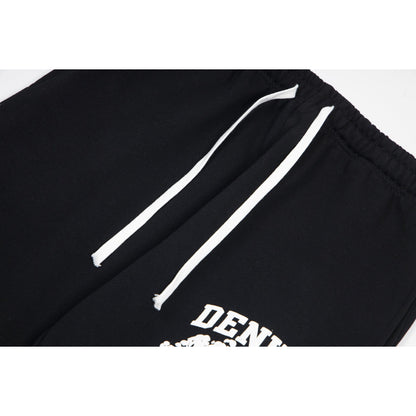 Denim Tears Sweatpants Alphabet foam print casual trousers
