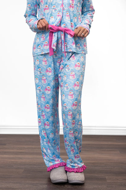 ALB Custom Long Sleeve and Pants Festive Jammies Set