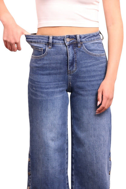 The Auburn High-Rise Tummy Control Wide Leg Jeans - Three Inseams
