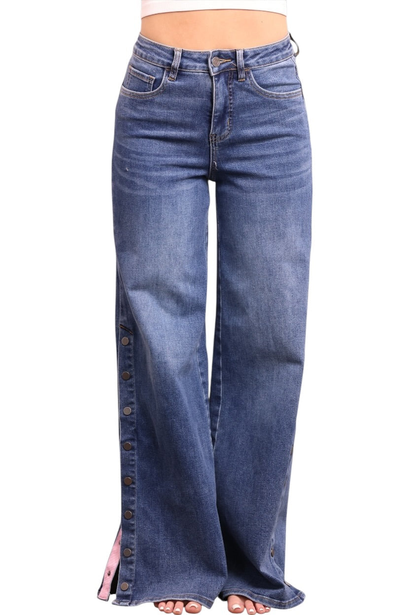 The Auburn High-Rise Tummy Control Wide Leg Jeans - Three Inseams