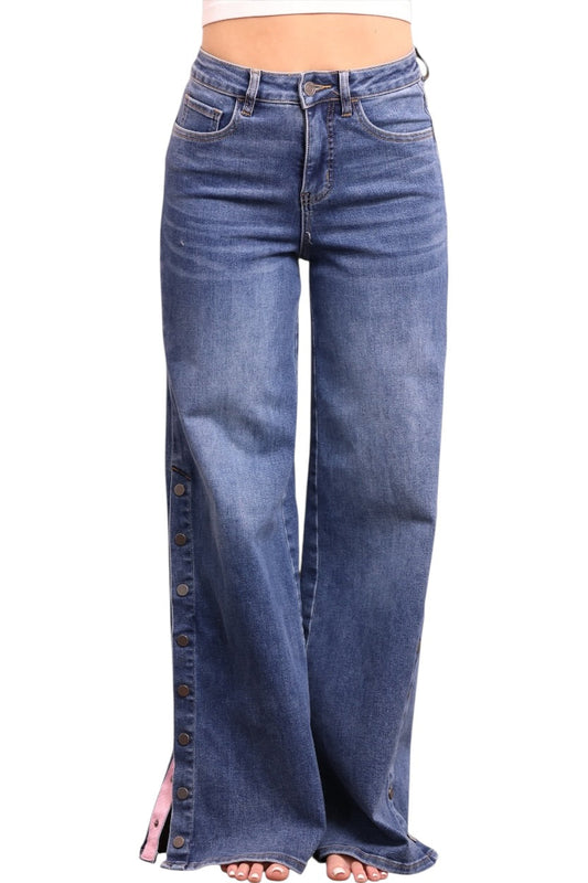 The Auburn High-Rise Tummy Control Wide Leg Jeans - Three Inseams