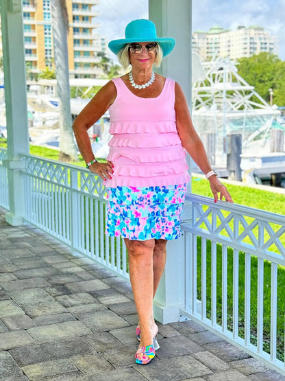 PINK PETALS CHA CHA SKORT
