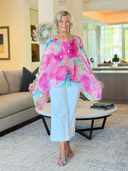 Sofia Zing Silk Kaftan