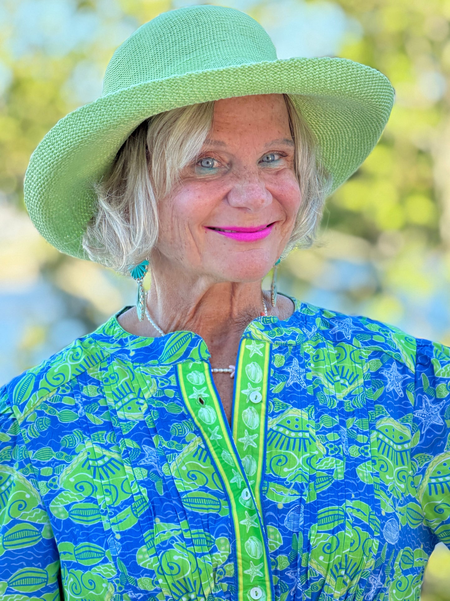 SEA GLASS TREASURE COLLAR MAXI
