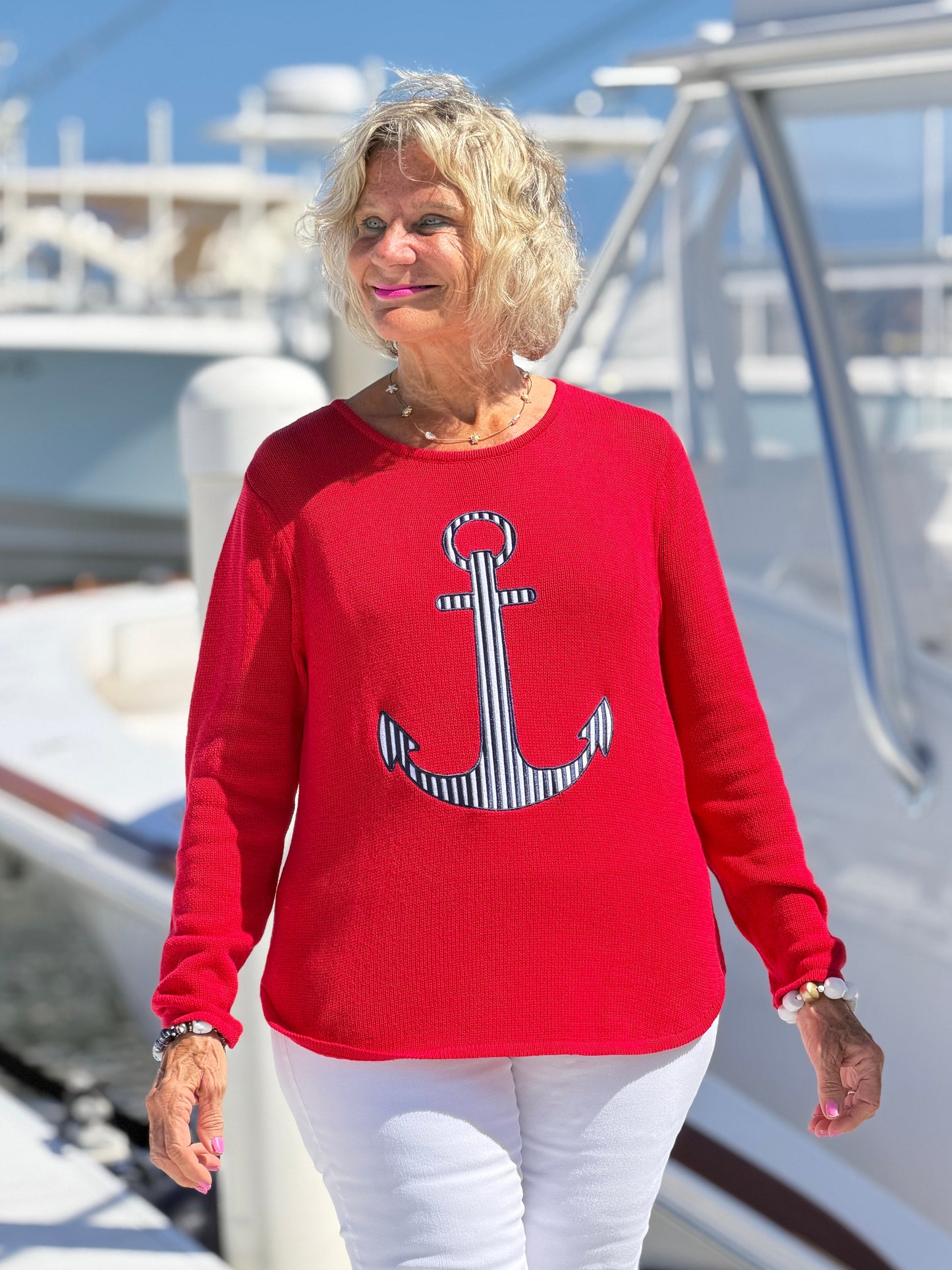 NAUTICAL STRIPE SWEATER