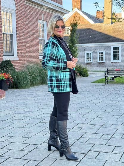 SOUTHERN NIGHTS TEIL POCKET SWEATER