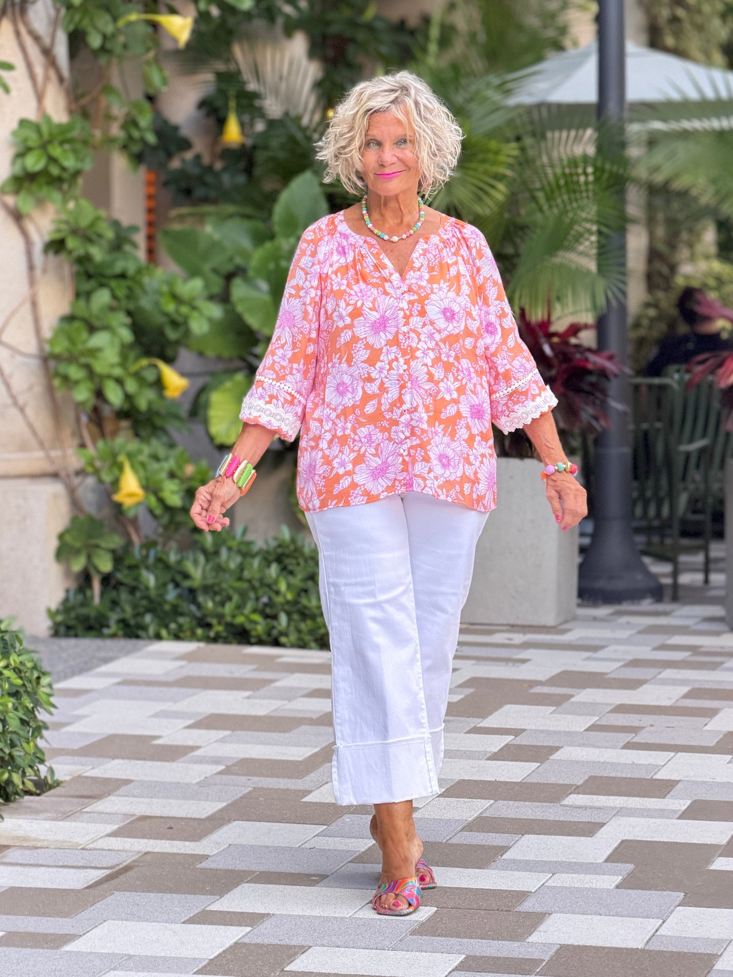 MANDARIN MULT FASHION TOP