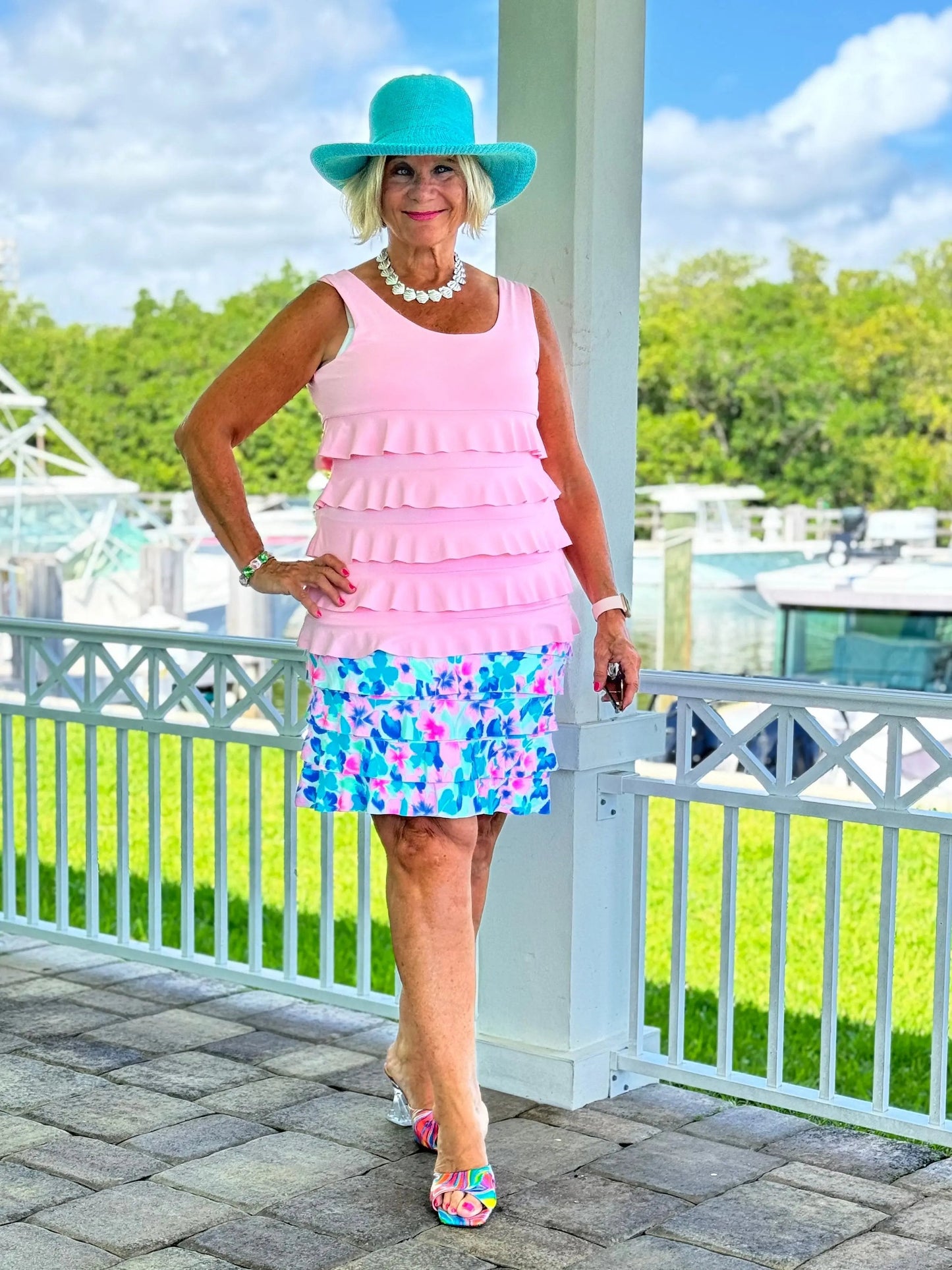 PINK PETALS CHA CHA SKORT