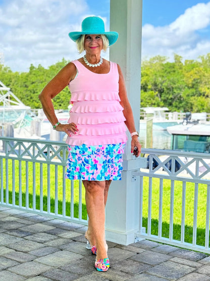 PINK PETALS CHA CHA SKORT
