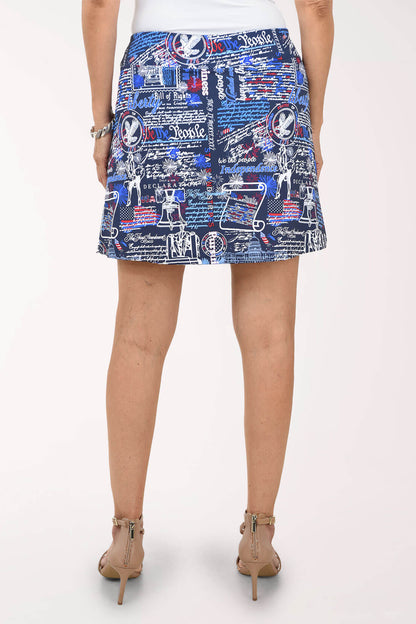 USA Liberty UPF50+ Pull-On Skort