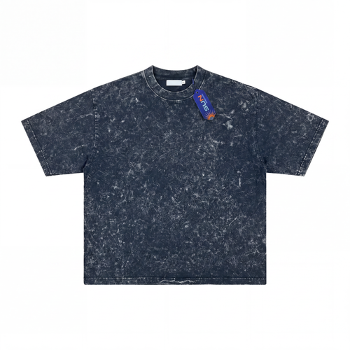 Acid Wash Tees Black