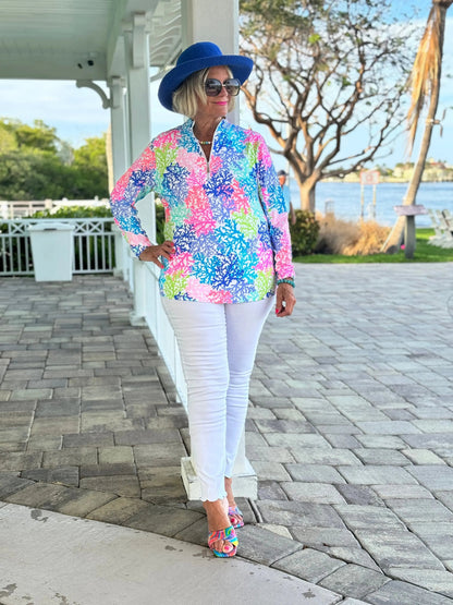 SALINA REEF HALF ZIPPER