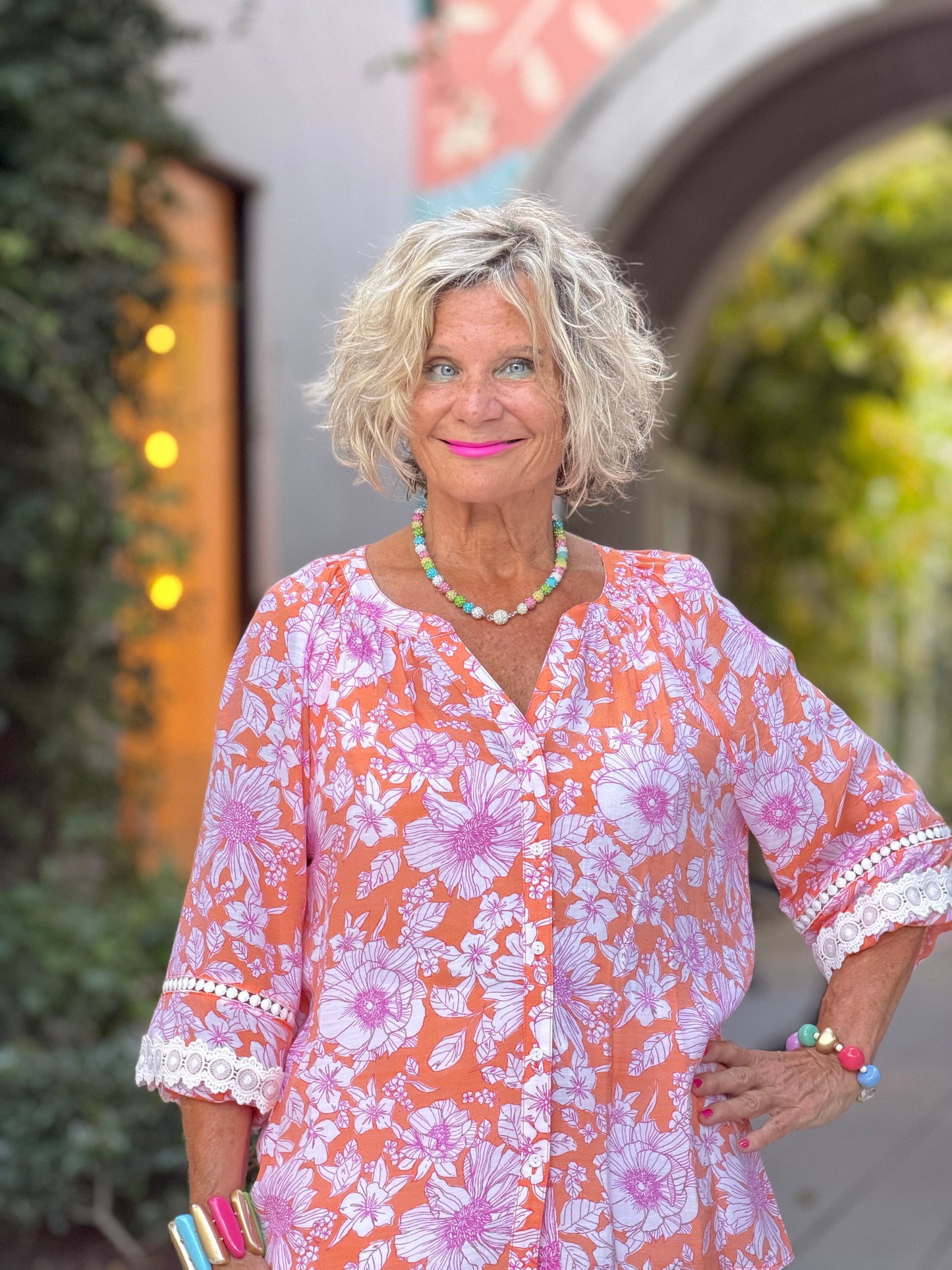 MANDARIN MULT FASHION TOP