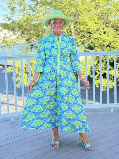 SEA GLASS TREASURE COLLAR MAXI