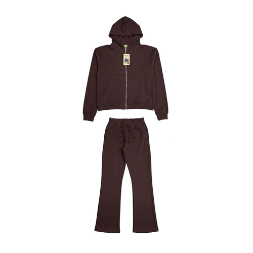 Brown French Terry Sets 450 GSM Clearance